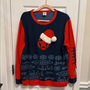 Limited Edition Jeep Willys Christmas Sweater Mens Sz L NWT